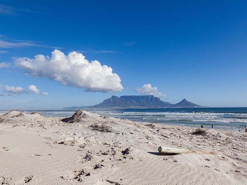 Plage de Blouberg et kitesurf